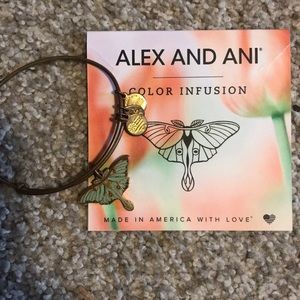 Alex and Ani Luna moth bracelet